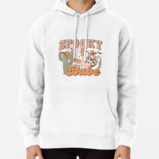 Discover Halloween Western Spooky Babe Hoodies