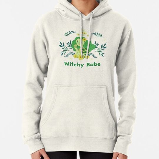 Discover Witchy Babe in green Hoodies