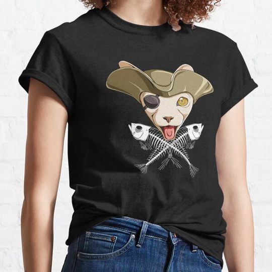 Discover Halloween Pirate Sphynx Cat T-shirts