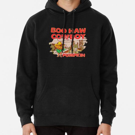 Discover BOO HAW COWBOY PUMPKIN HALLOWEEN Hoodies