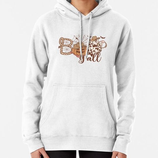 Discover Boo Y'all for Western Halloween Hoodies