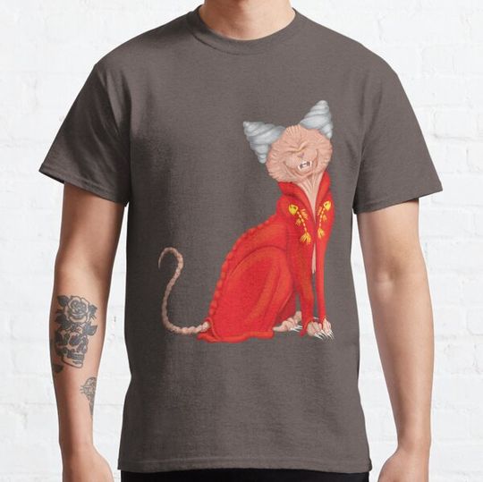 Discover Bram Stoker's Nakey (Sphynx Cat) Dracula T-shirts
