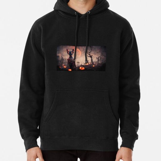 Discover Halloween Sphynx Cat Hoodies