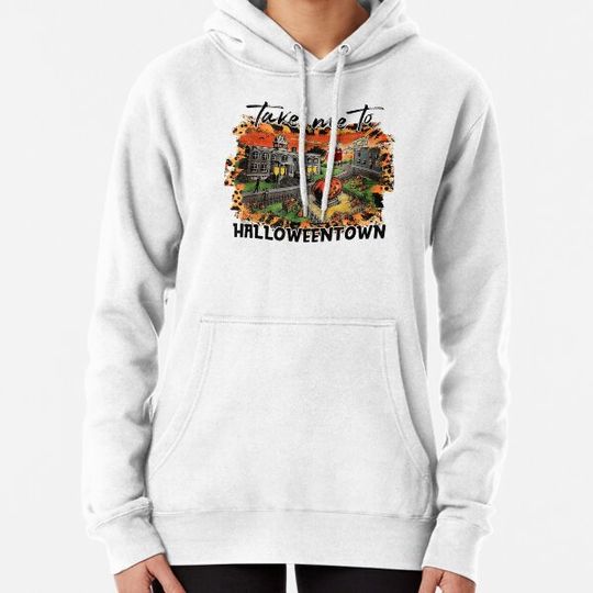 Discover Take Me To Halloweentown Chill Leopard Halloween Hoodies