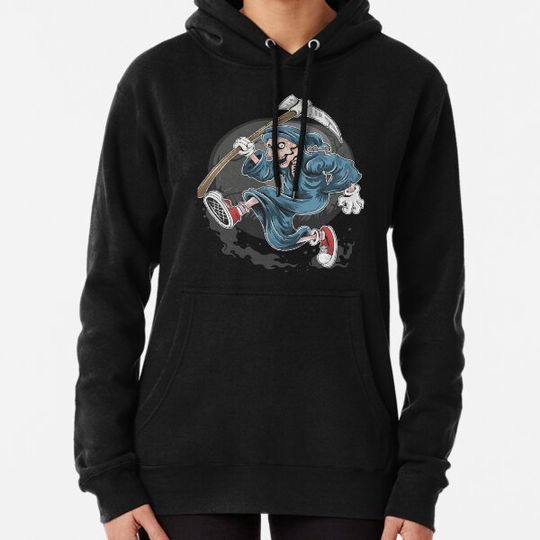 Discover Skull Dead Grim Reaper Running Hoodies