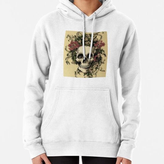 Discover Skull and Flowers Hoodies