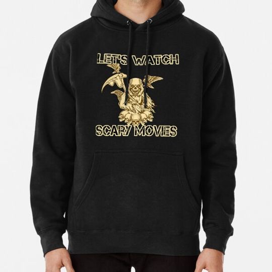 Discover Special Present Let’S Watch Scary Movies Scream Horror Halloween Hoodies