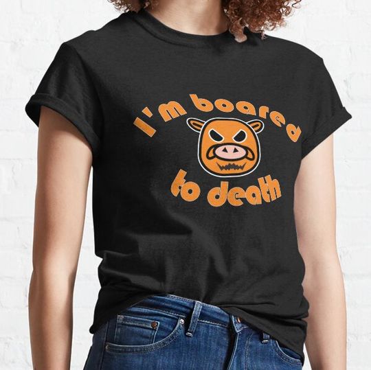 Discover I'm bored to death funny animal pun Halloween (Orange) T-shirts