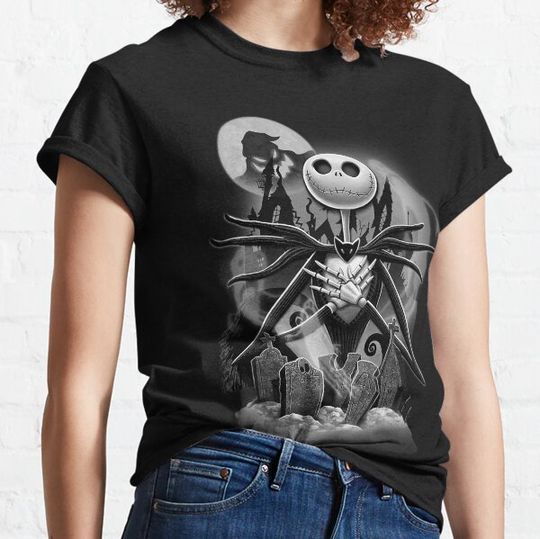 Discover Nightmare - Before - Christmas - Jack Night Scene T-shirts