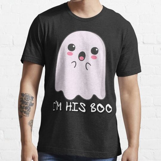 Discover I'm His Boo - Matching Couples Halloween Costume T-shirts