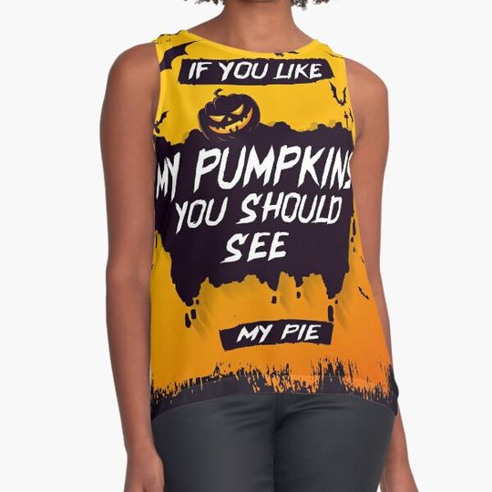 Discover If You Like My Pumpkins You Should See My Pie Sticker T-shirts
