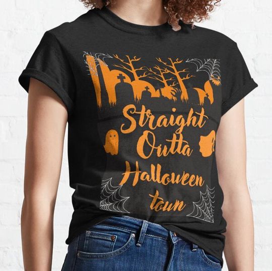 Discover Copy of Straight Outta Halloween town T-shirts