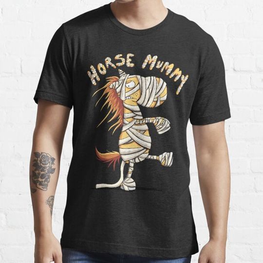Discover Funny Horse Mummy For Horse Moms I Halloween T-shirts