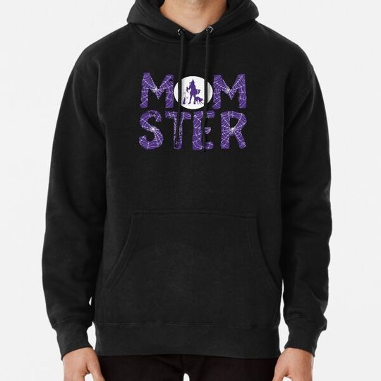 Discover Halloween Funny Mom Monster - Purple Hoodies