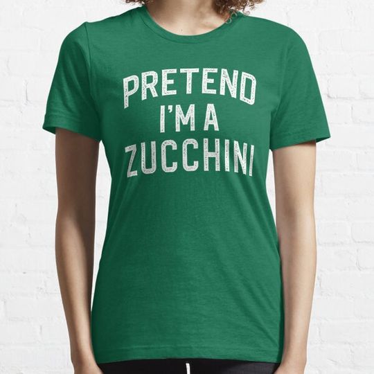 Discover Pretend I'm A Zucchini Lazy Halloween Costume T-shirts