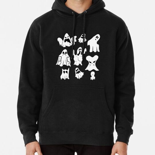 Discover Halloween Ghosts Group Family Costume Hoodies