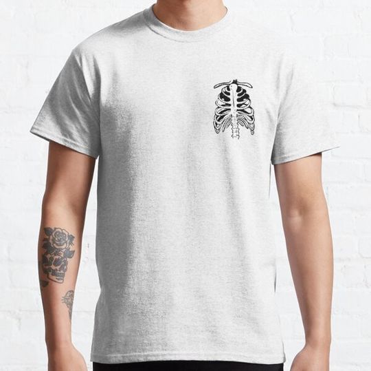 Discover rib cage skeleton T-shirts