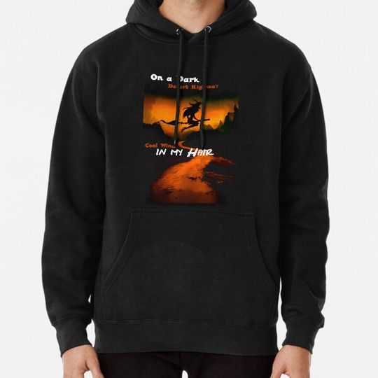 Discover Witch halloween On A Dark Desert Highway Cool Wind In My Hair Classic T-Shirt Hoodies