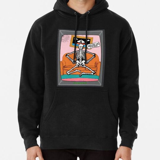 Discover Funny Halloween Skeleton Quote Hoodies