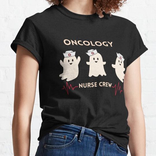 Discover Oncology Nurse Boo Crew T-shirts