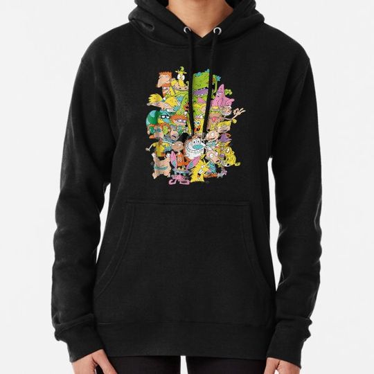 Discover Nick 90s Complete Nick 90s Throwback Character Hoodies
