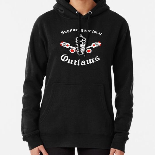 Discover Outlaw mc Support Gift Halloween Day, Thanksgiving, Christmas Day Hoodies