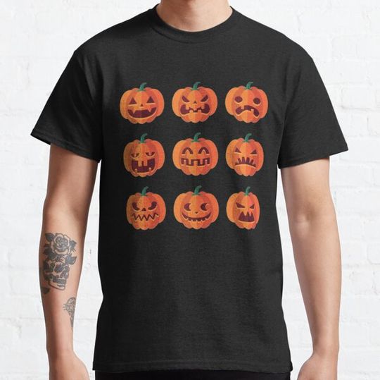 Discover Pumpkins with faces T-shirts
