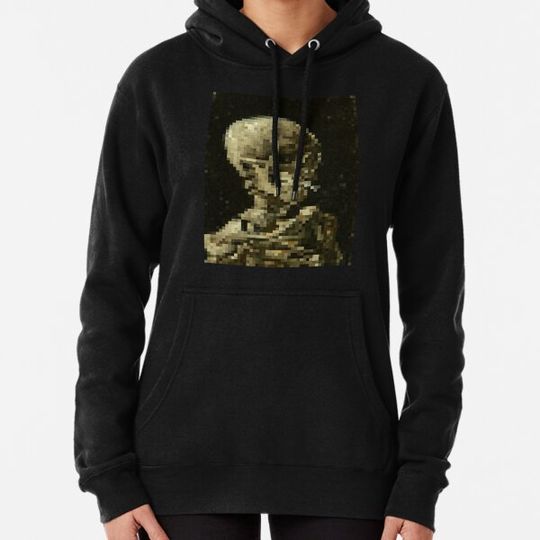 Discover Van Gogh Skull Pixel Art Hoodies