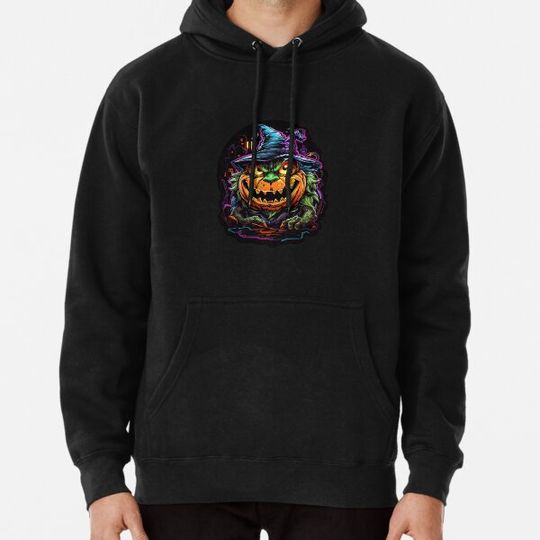 Discover Halloween Pumpkin Monster Horror Night 2023 Hoodies