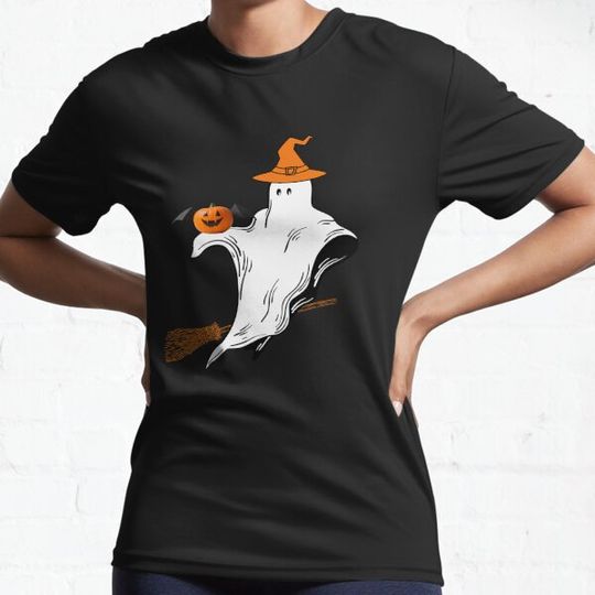 Discover pumpkin ghost for halloween T-shirts