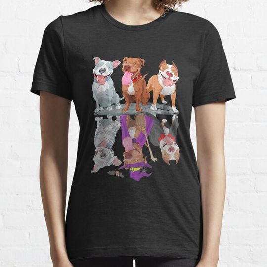 Discover Happy Halloween Mummy Witch Pitbull Dog Lover T-shirts