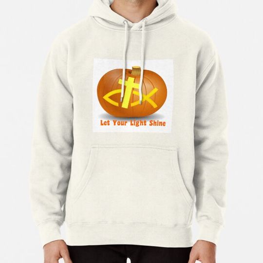 Discover HALLOWEEN CHRISTIAN PUMPKIN CARVING - LET LIGHT SHINE Hoodies