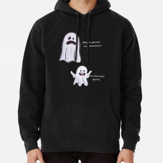 Discover ghost telling jokes,Halloween, funny ghost   tricks to eat a treat Hoodies