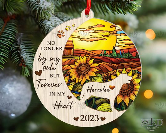 Discover Dog Memorial Suncatcher, Pet Memorial Suncatcher