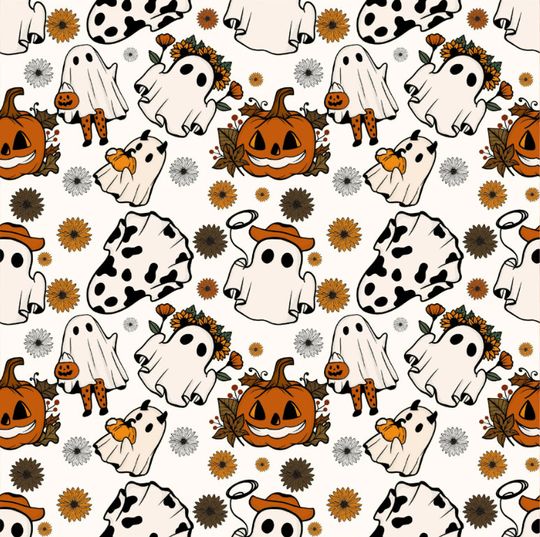 Discover Ghost Wrapping Paper, Ghost Gift Wrap, Halloween Wrapping Paper