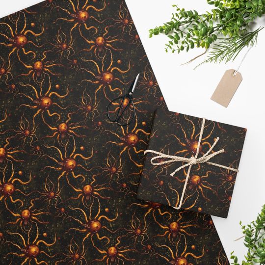 Discover Creepy Nightmare Horror Wrapping Paper