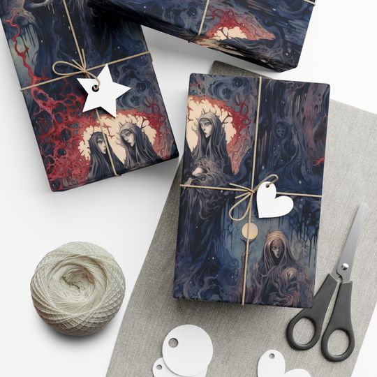 Discover Creepy Wrapping Paper