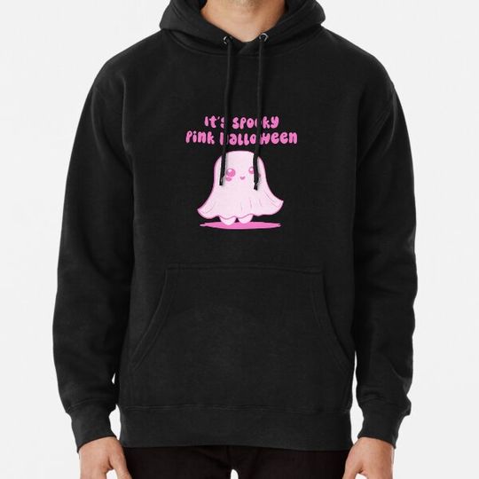 Discover It's Spooky Pink Halloween Pink Ghost Hoodies