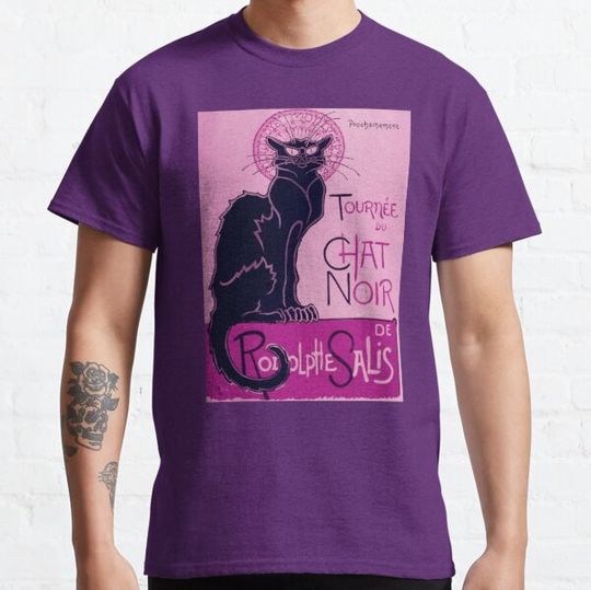 Discover Pink Le Chat Noir T-shirts