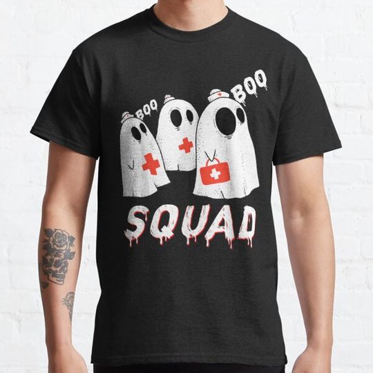 Discover Boo Squad Halloween Couple Family Matching Costume T-shirts