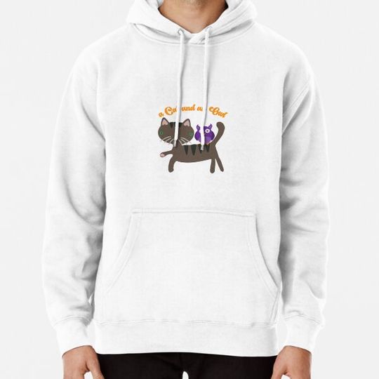 Discover a cat and an owl Hoodies