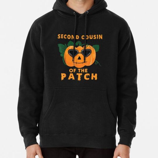 Discover Pumpkin Second Cousin Patch Halloween Matching Family Hoodies