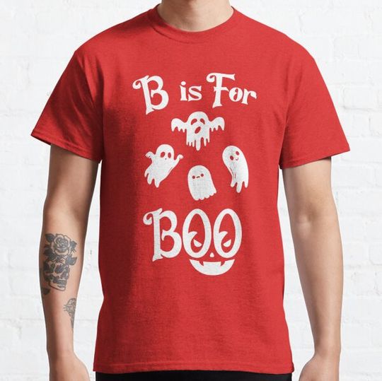 Discover B is For Boo Funny Couples Costume T-shirt
