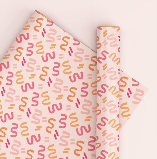 Discover Birthday Squiggles Gift Wrap Birthday Wrapping Paper
