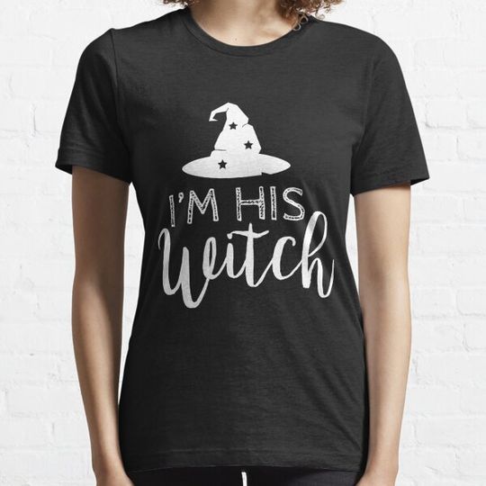 Discover I'm His Witch Halloween Matching Costumes For Couples T-shirts