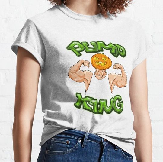 Discover Pump King Halloween Pumpkin Gym T-shirts