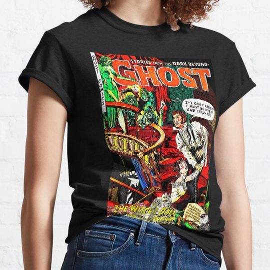 Discover Vintage Golden Age Horror Comics - GHOST Stories from the DARK T-shirts