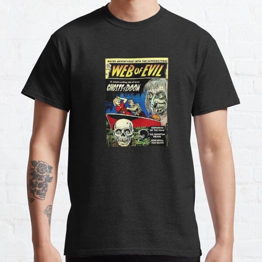 Discover Halloween Supernatural Web of Evil comics cover T-shirts