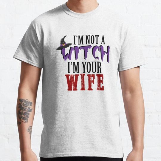 Discover Im your wife funny matching halloween costume for couples T-shirts
