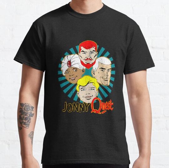 Discover Jonny Quest Movie In Good Cartoon With Mysterious Machines Animation T-shirts